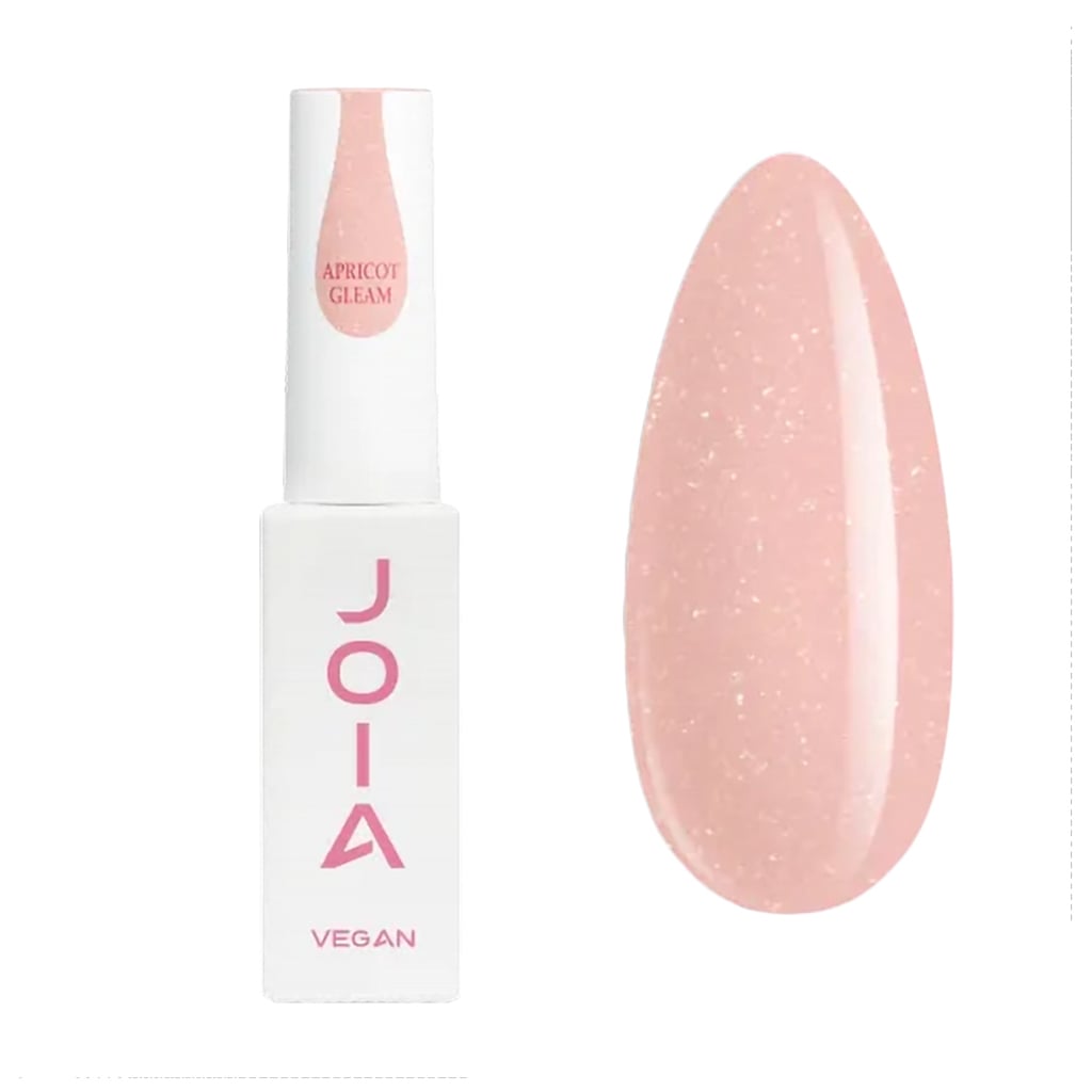 Рідкий гель для укріплення та моделювання нігтів JOIA vegan PolyLiquid Gel, Apricot Gleam, 8 мл